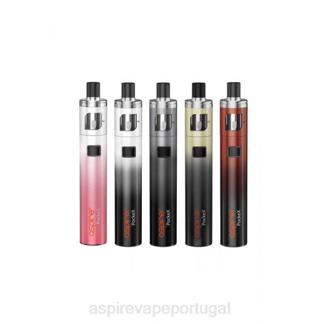 Aspire Ecig Portugal - Aspire Pockex kit de edição de aniversário Z20F116 gradiente rosa