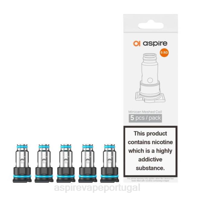 Aspire Ecig - Aspire Minican bobina de malha 0,8o/5pcs Z20F205