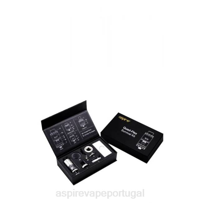 Aspire Ecig Store - Aspire Quad-Flex kit de sobrevivência Z20F190 preto