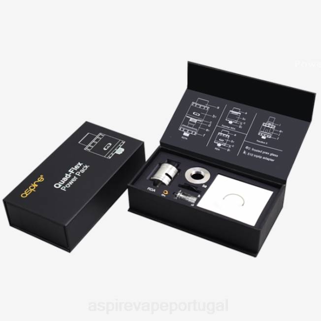 Aspire Vape Lisbon - Aspire Quad-Flex fonte de alimentação Z20F192 preto